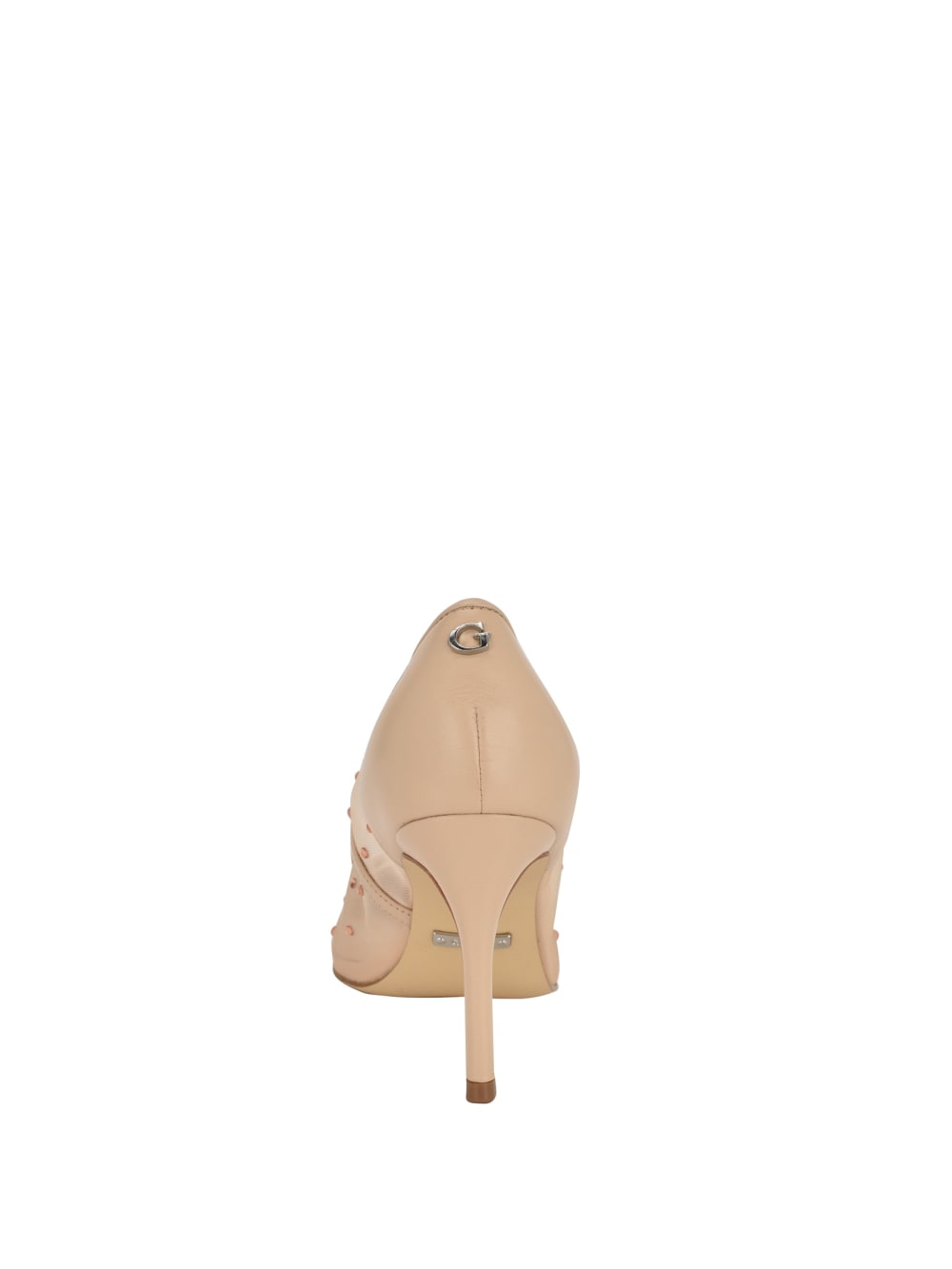 Rhinestone Mesh Pumps - Guess