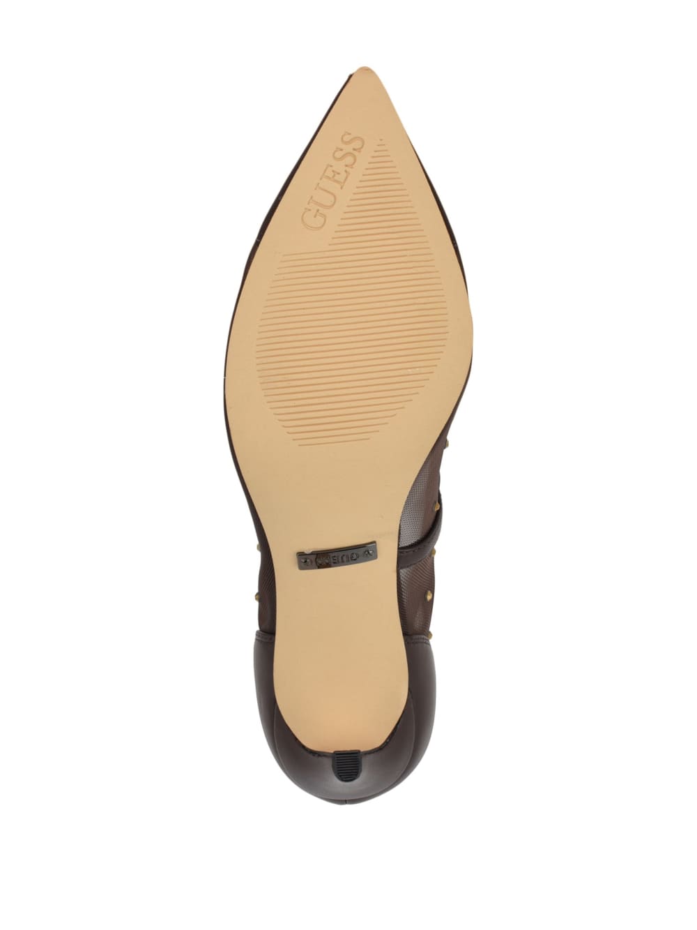 Rhinestone Mesh Pumps - Guess