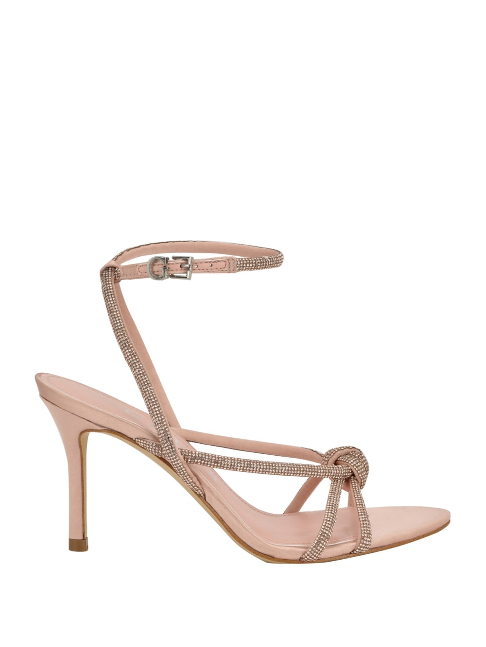 Merlota Rhinestone Strappy Heels - Guess