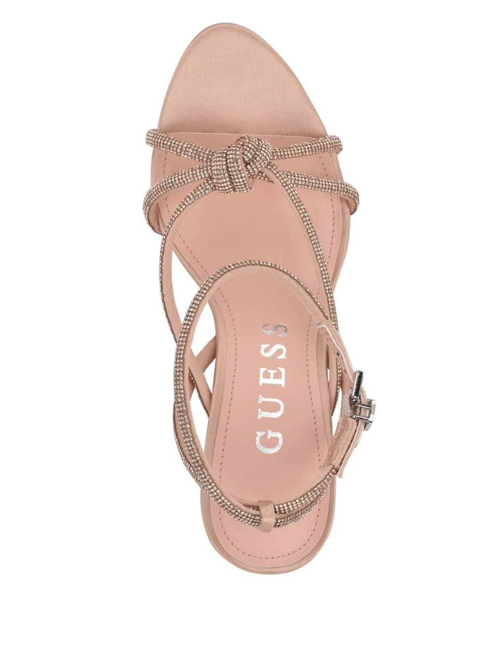 Merlota Rhinestone Strappy Heels - Guess