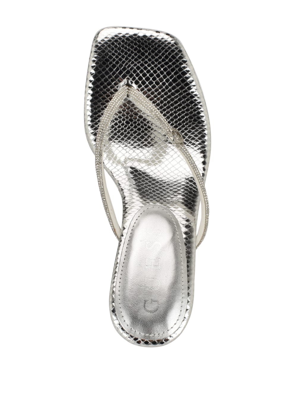 Mayan Rhinestone Thong Strap Heels - Guess
