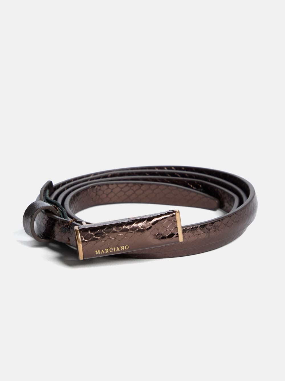 Patent Leather Minimalist Belt - Guess