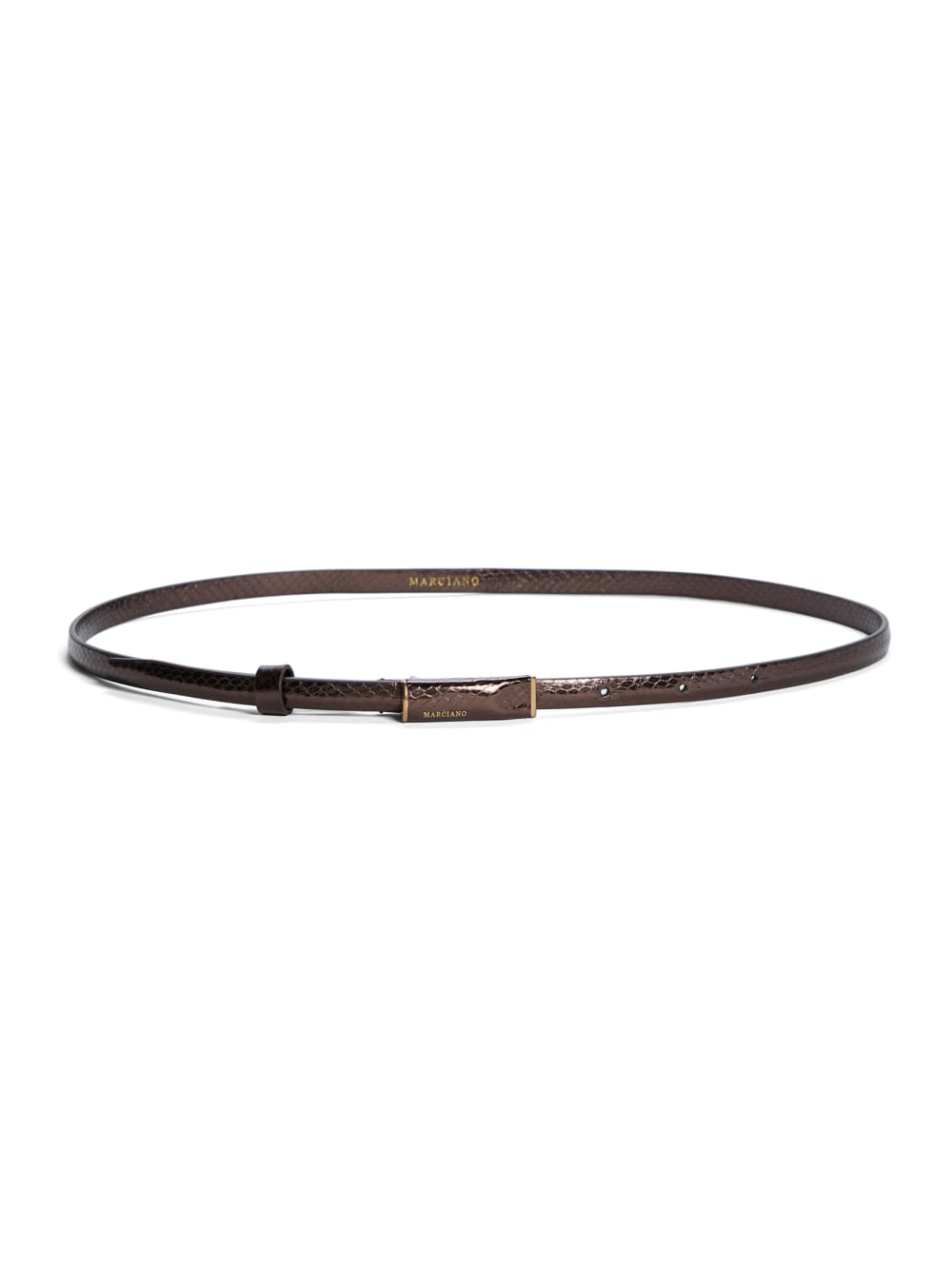 Patent Leather Minimalist Belt - Guess