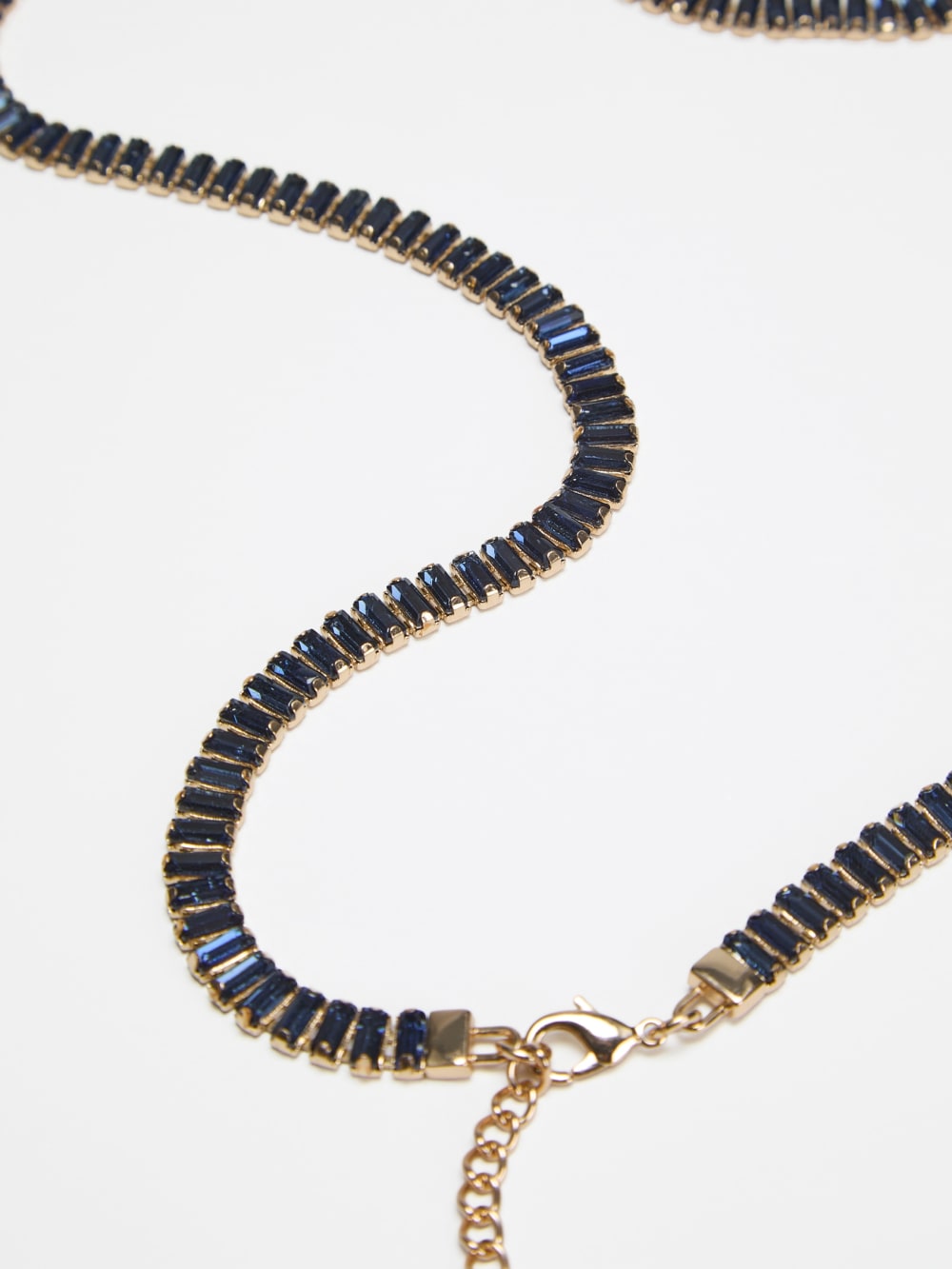 Baguette Rhinestone Thin Belt - Guess