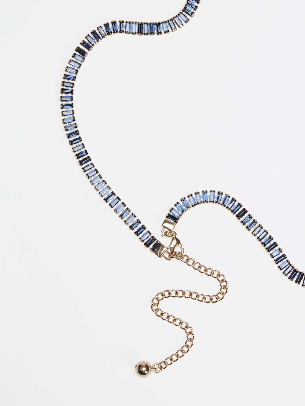 Baguette Rhinestone Thin Belt - Guess