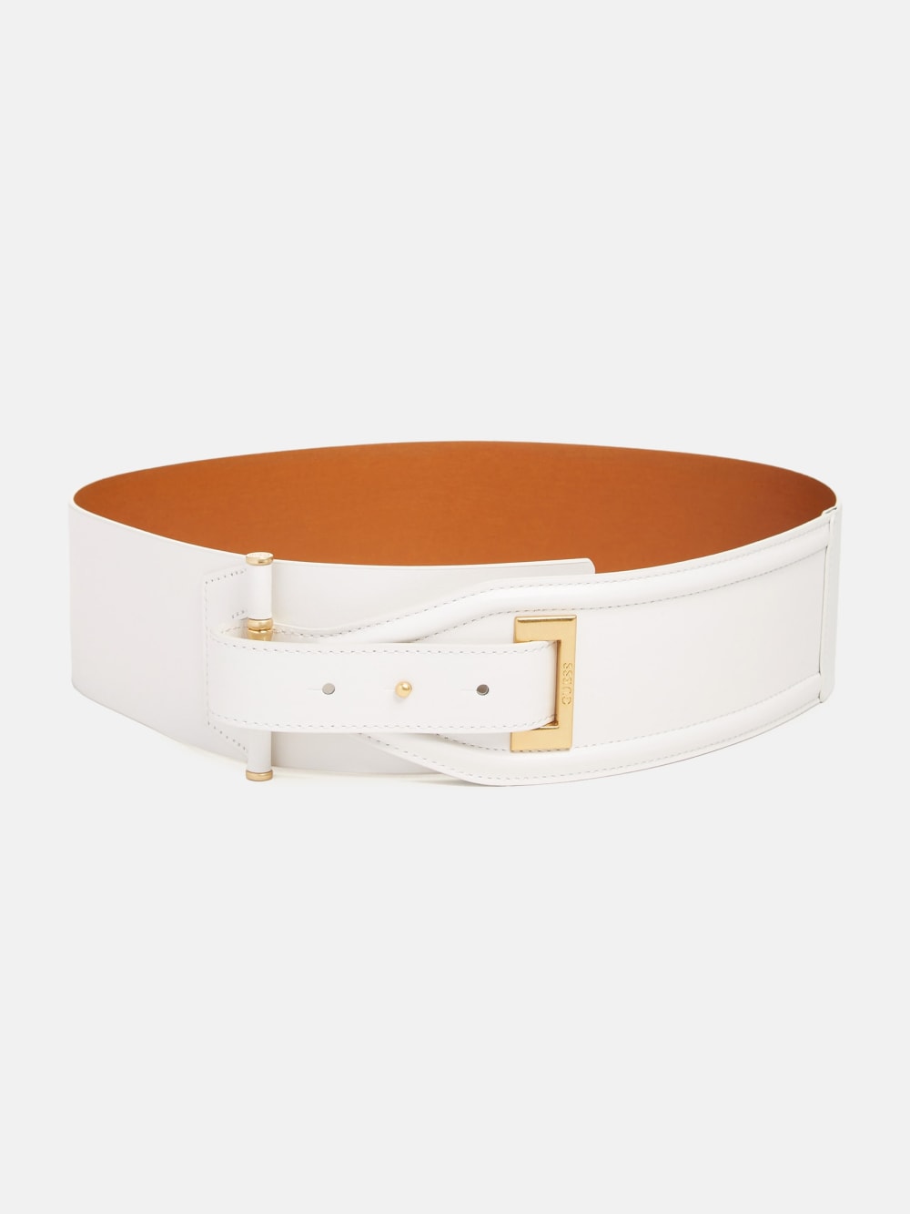 Wide Leather Belt - Guess