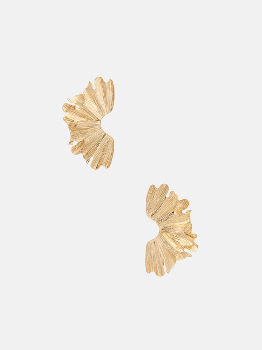 Gold-Tone Joli Fan Earrings - Guess