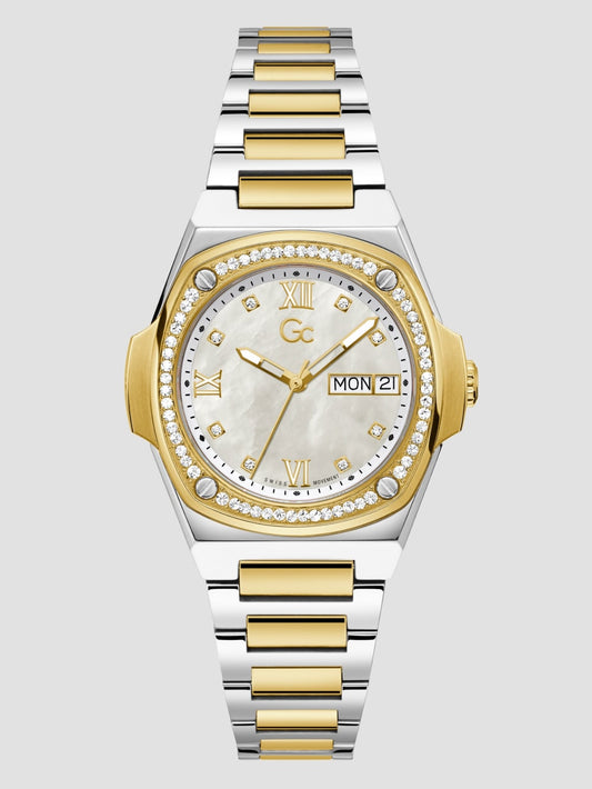 Gc Gold and Silver-Tone Analog Watch - Guess