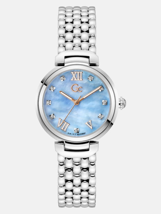 Gc Silver-Tone Analog Watch - Guess