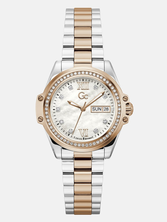 Gc Rose Gold and Silver-Tone Watch - Guess