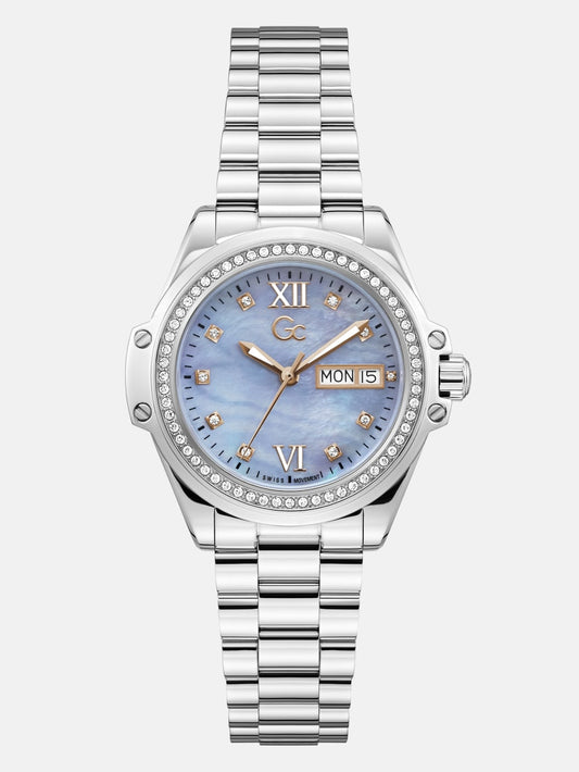 Gc Silver-Tone Analog Watch - Guess