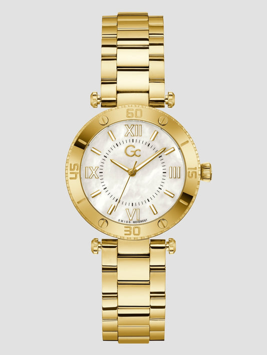 Gc Gold-Tone Analog Watch - Guess