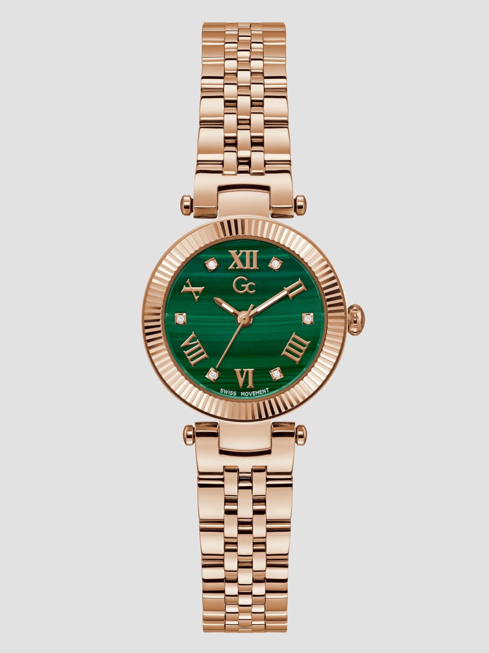 Gc Malachite Gemstone Analog Watch - Guess