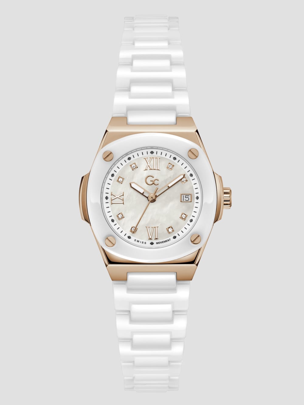 Gc Multi-Tone Chronograph Watch - Guess