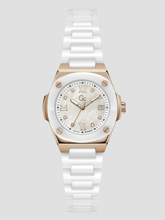 Gc Multi-Tone Chronograph Watch - Guess