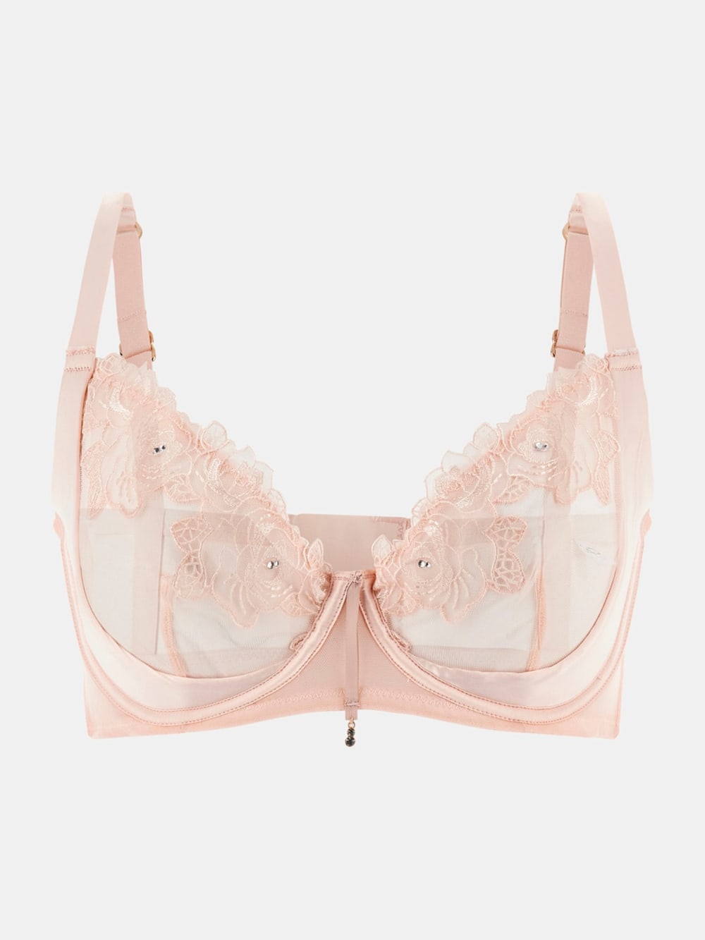 Lea Floral Applique Underwire Bra - Guess