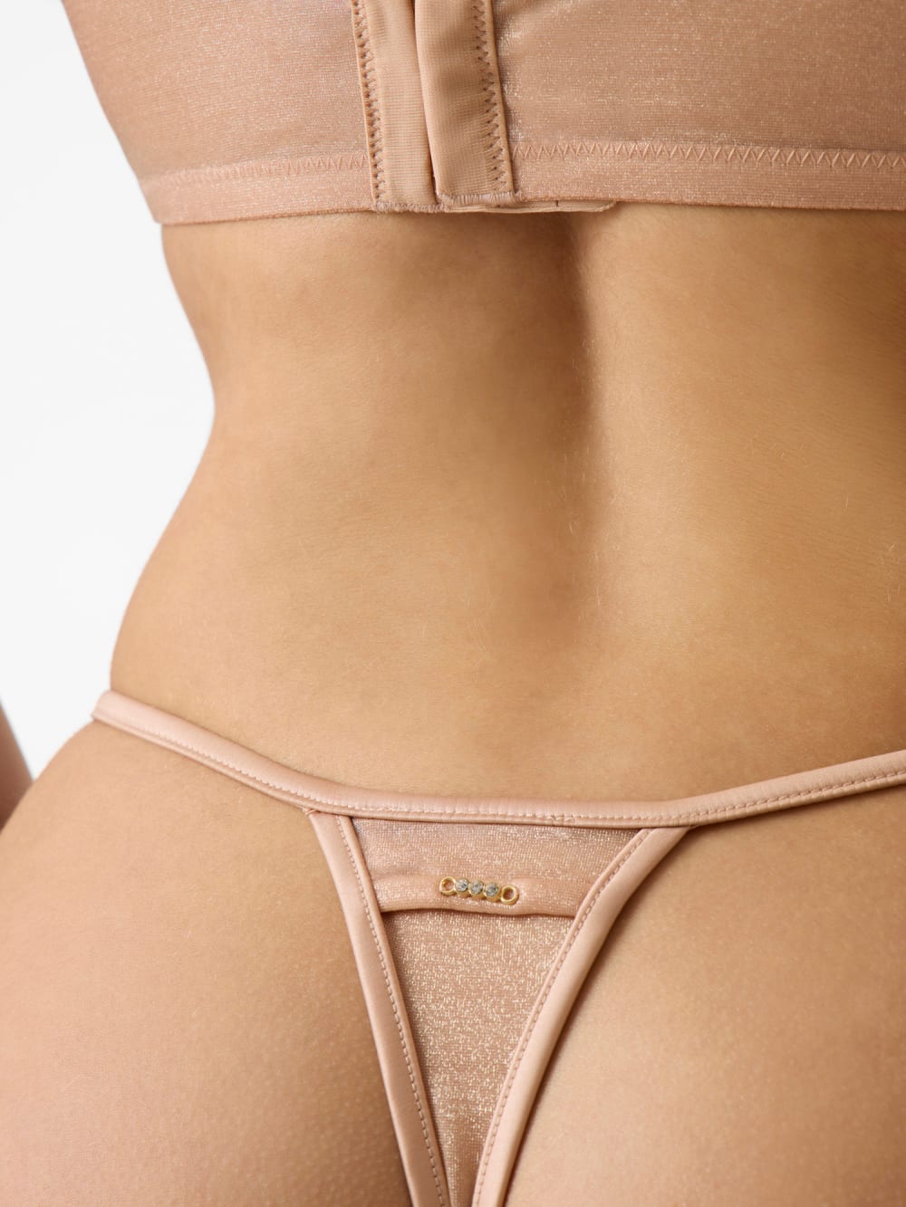 Isa rhinestones thong - Guess