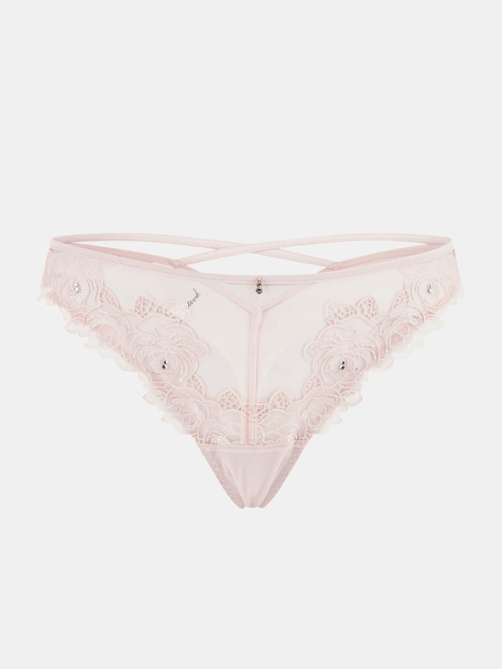 Lea Floral Applique Thong - Guess