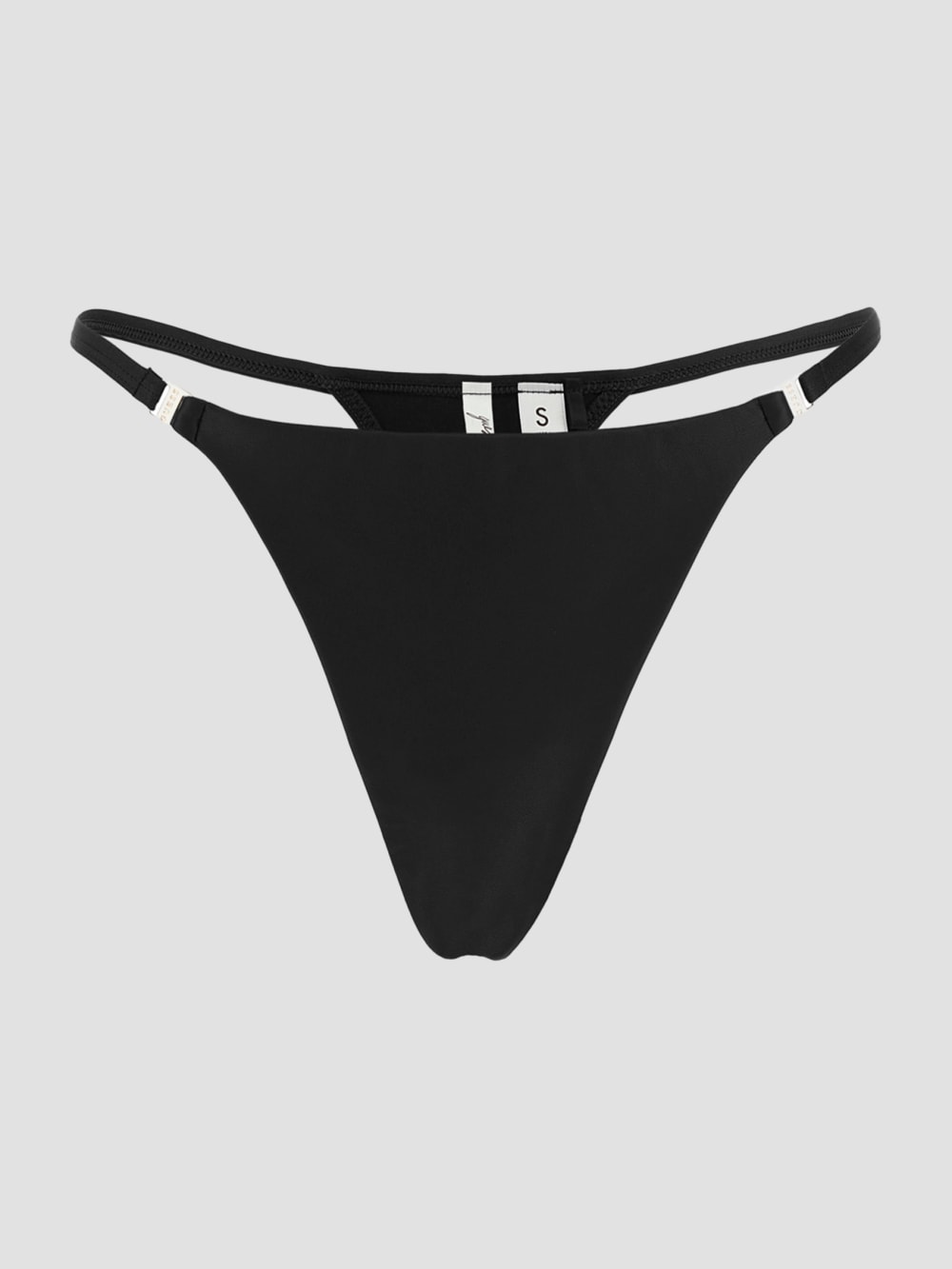 Tania Faux-Leather Thong Panty - Guess
