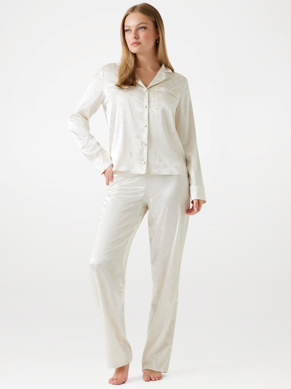 Eco Syvlie Peony Top and Pants PJ Set - Guess