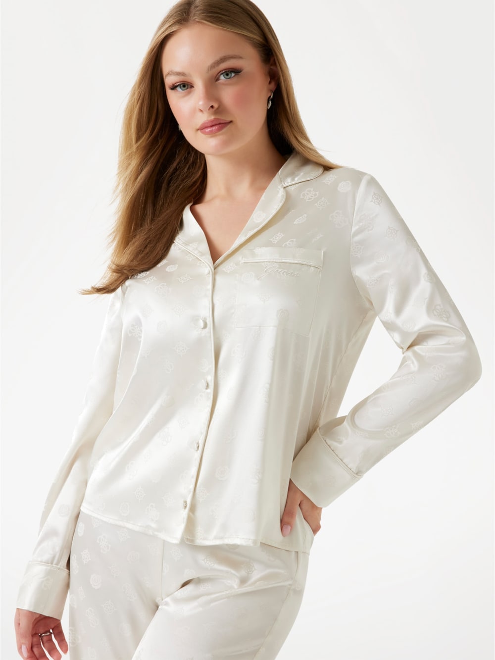 Eco Syvlie Peony Top and Pants PJ Set - Guess