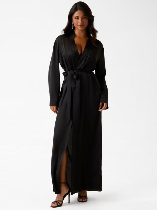 Eco Strass Rhinestone Signature Longline Robe - Guess