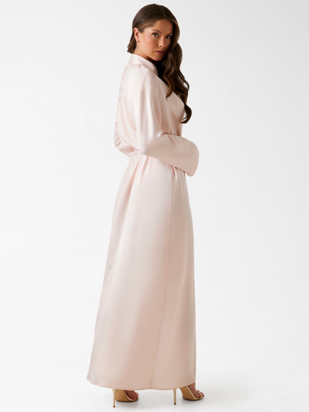 Eco Strass Rhinestone Signature Longline Robe - Guess