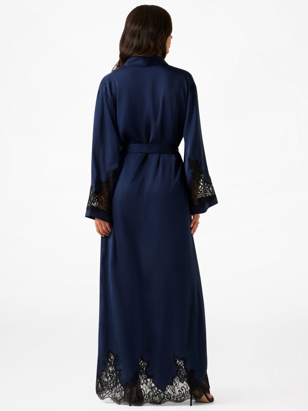 Eco Daphne Long Satin Kimono - Guess