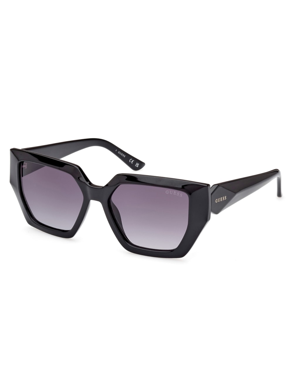 Emilia Geometric Plastic Sunglasses - Guess