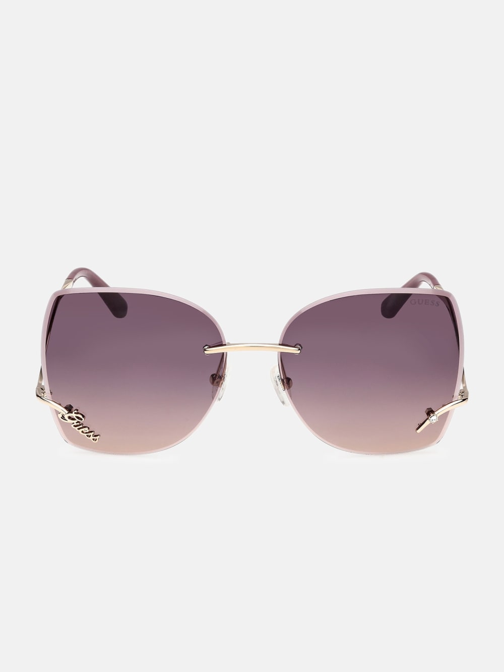 Raelynn Square Rimless Sunglasses - Guess