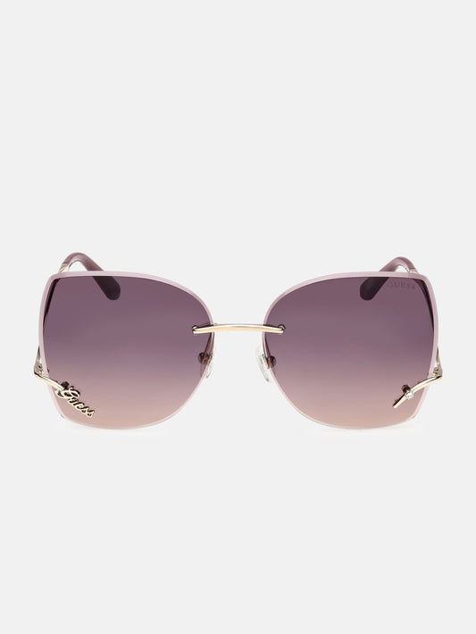 Raelynn Square Rimless Sunglasses - Guess
