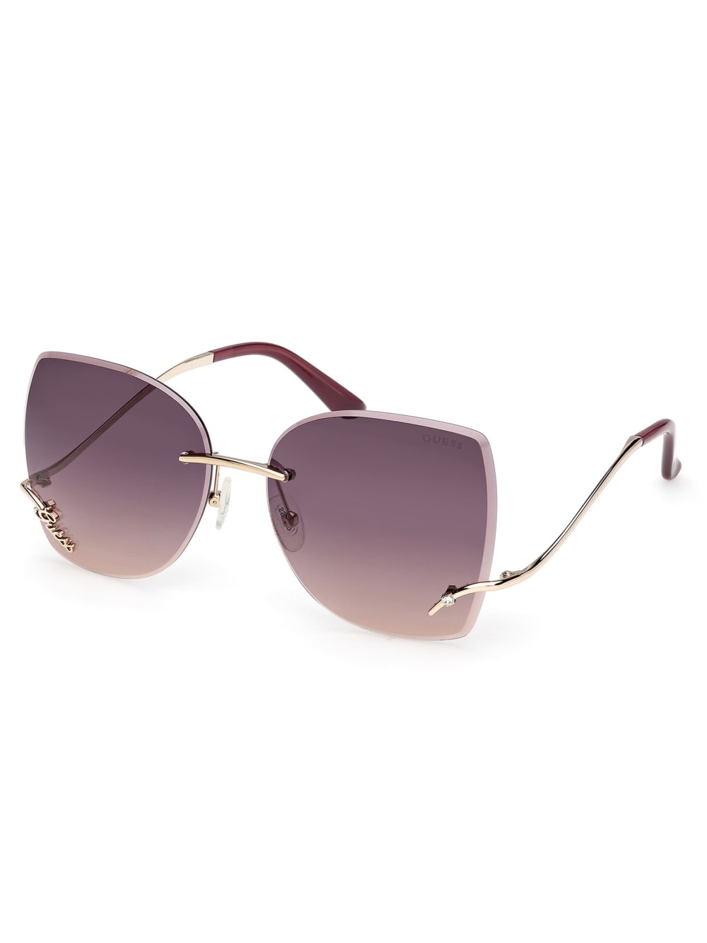 Raelynn Square Rimless Sunglasses - Guess