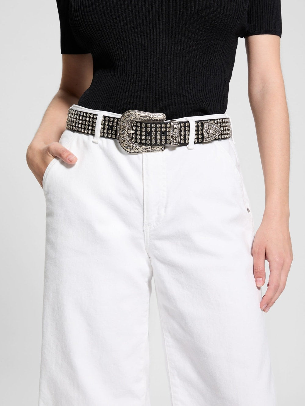 Charli Rhinestone Belt - Guess