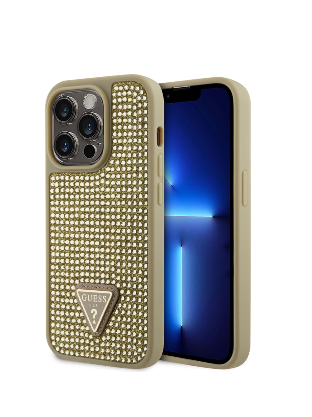 Rhinestone iPhone 15 Pro Case - Guess