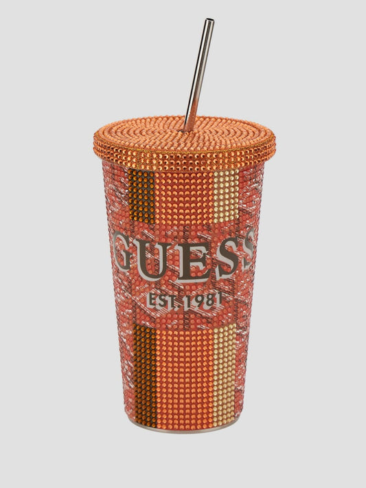 G Cube Logo Travel Tumbler Cup - Guess