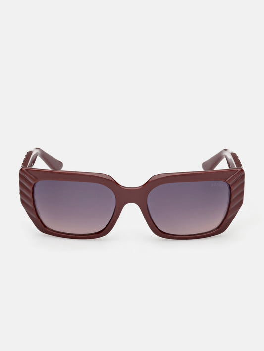 Leigh-Anne Rectangular Plastic Sunglasses - Guess
