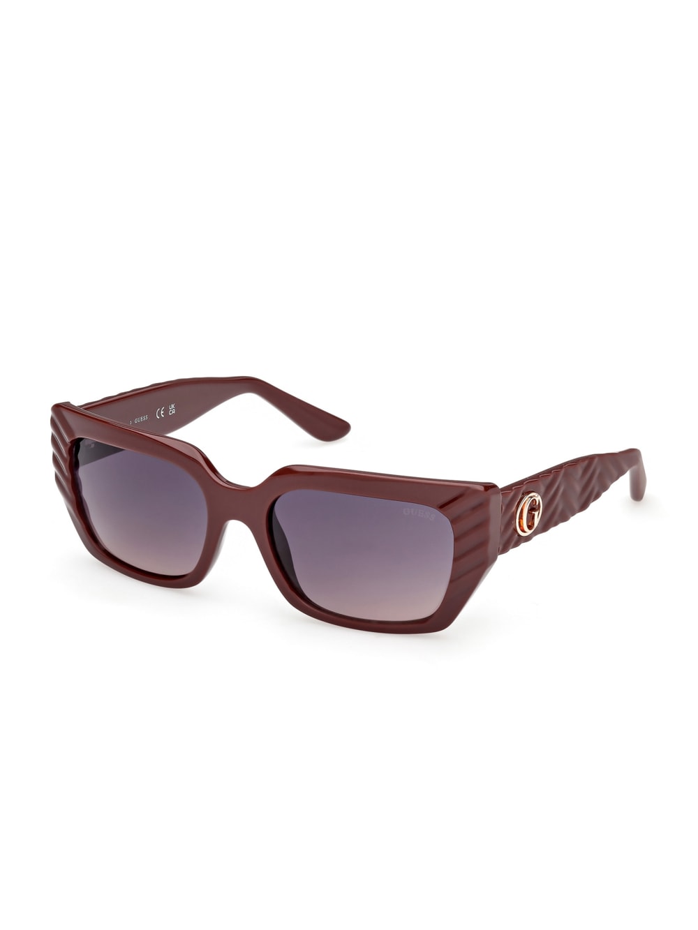Leigh-Anne Rectangular Plastic Sunglasses - Guess