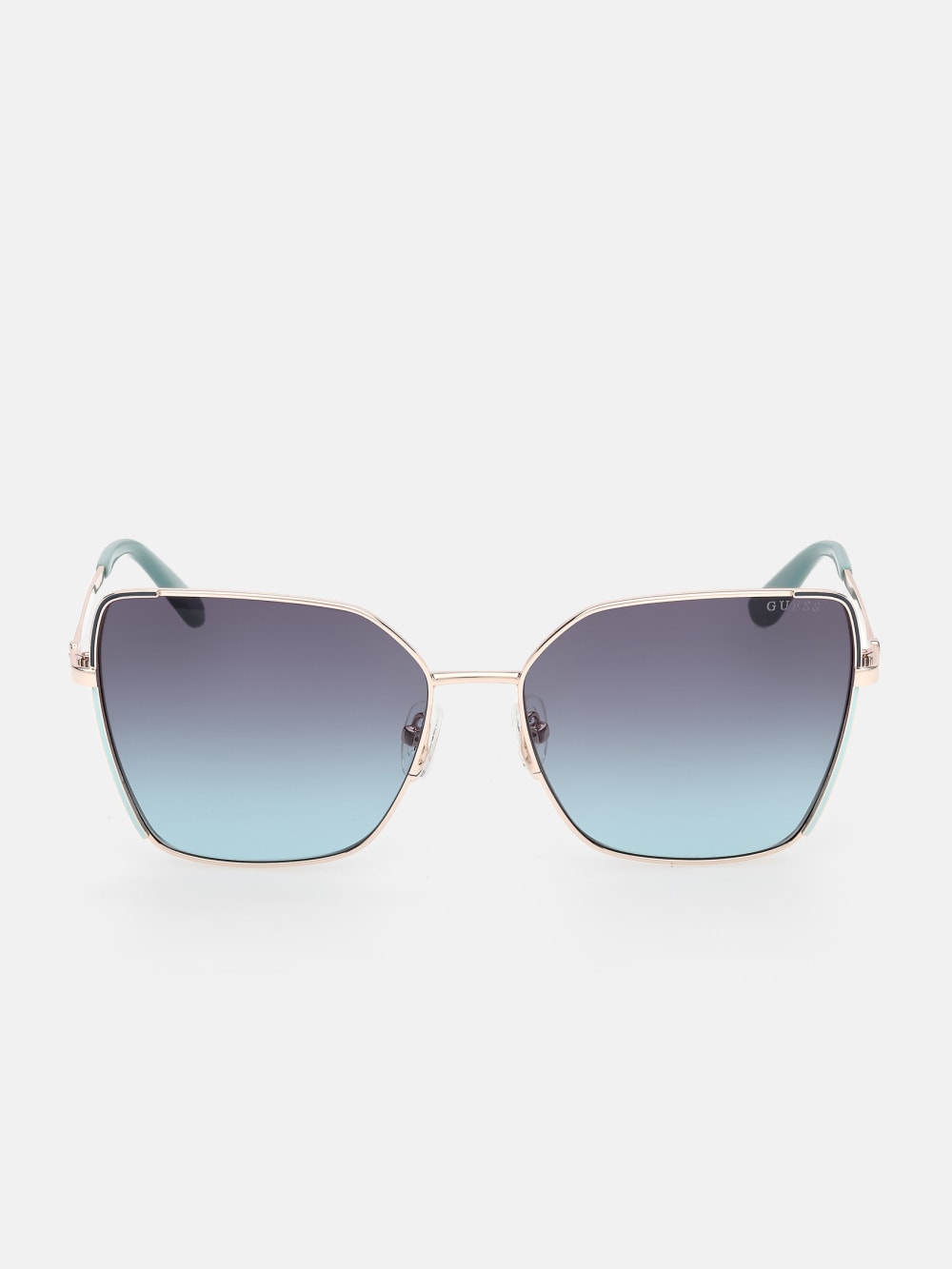Geometric Butterfly Metal Sunglasses - Guess