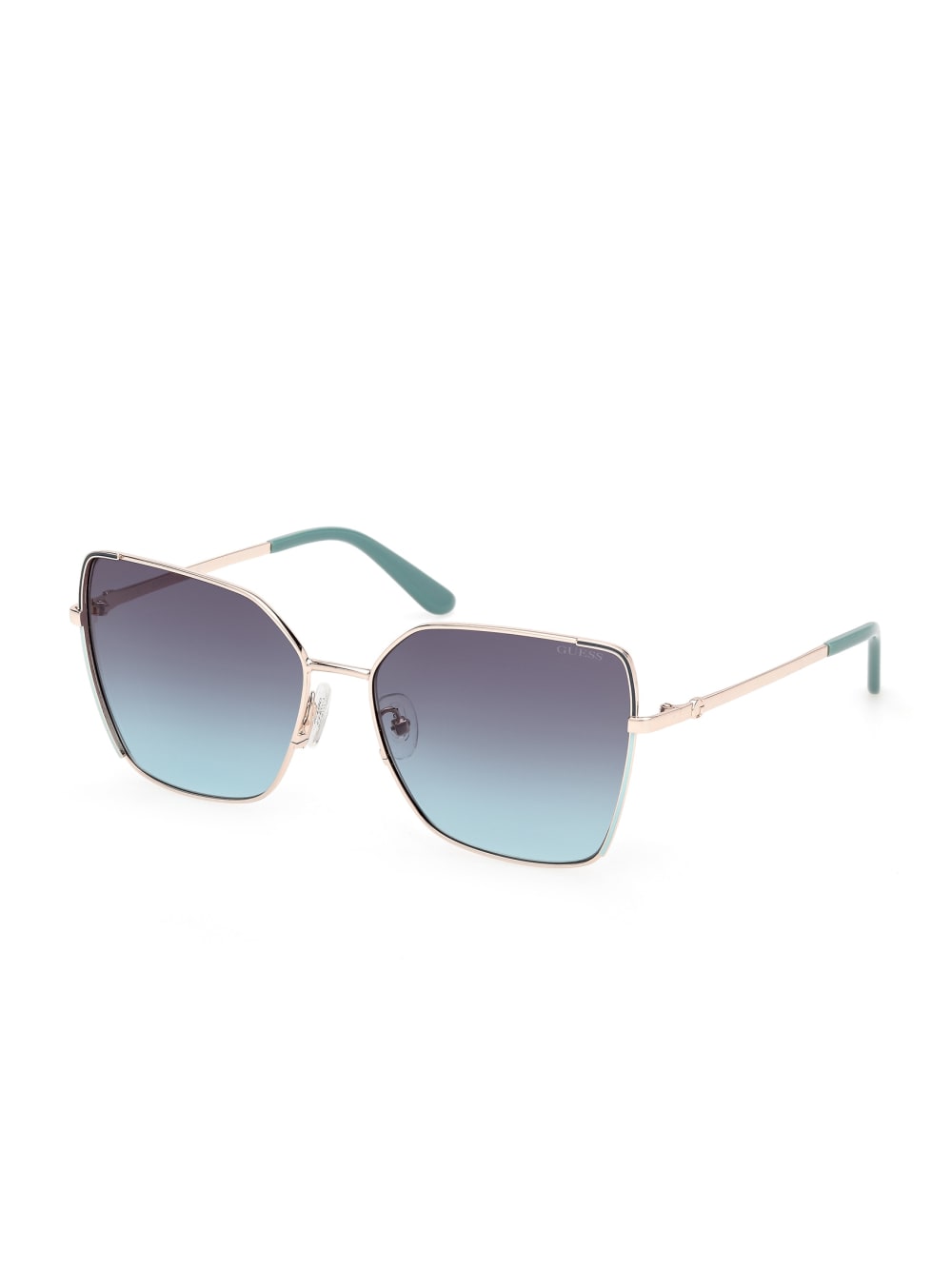 Geometric Butterfly Metal Sunglasses - Guess