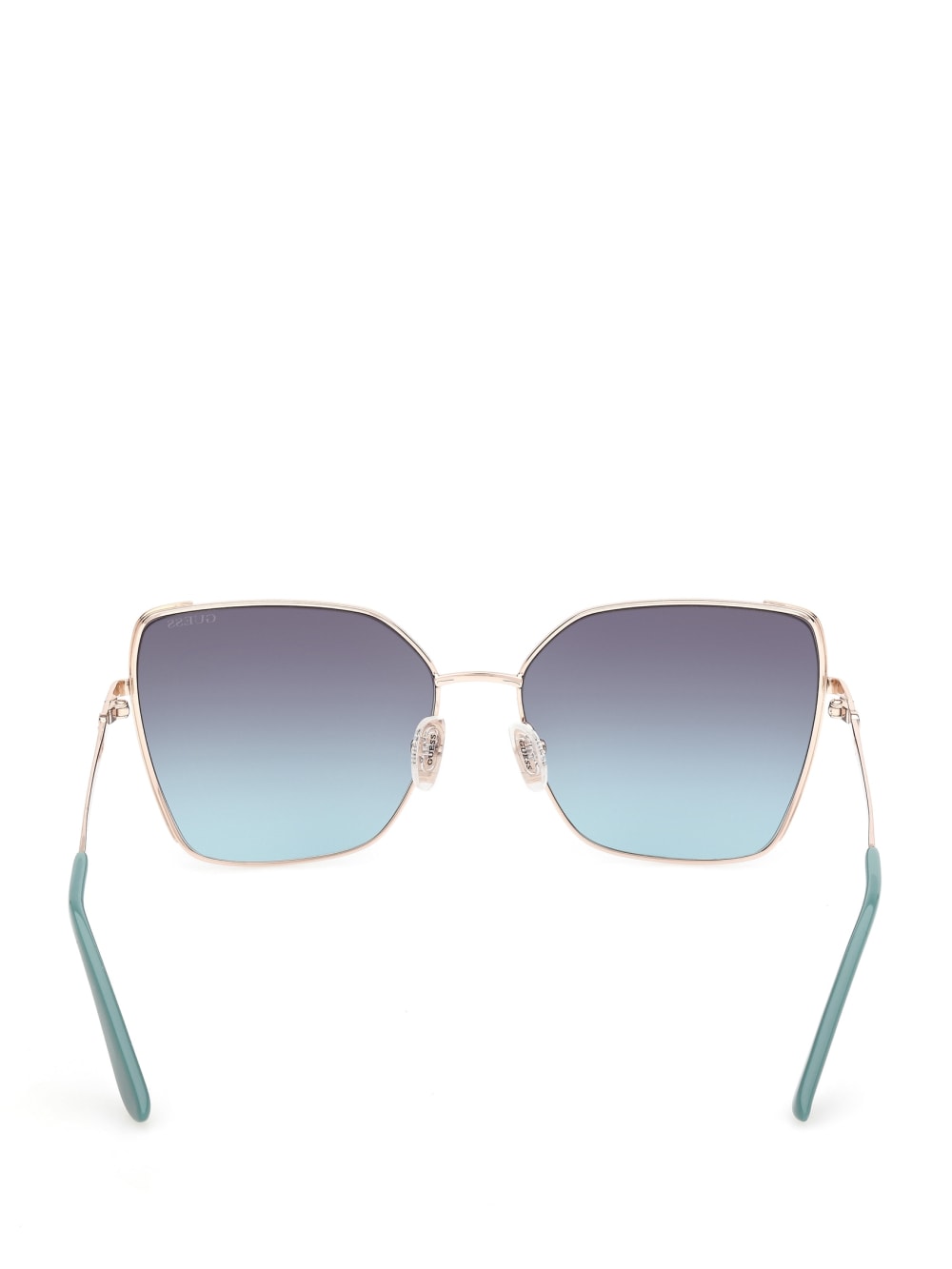 Geometric Butterfly Metal Sunglasses - Guess