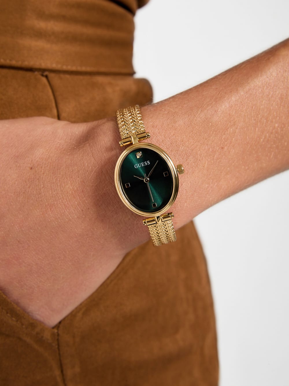 Gold-Tone Analog Watch - Guess