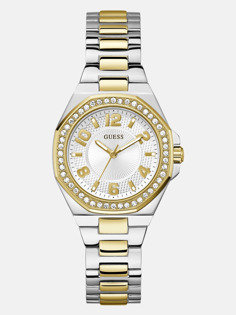 Silver and Gold-Tone Analog Watch - Guess