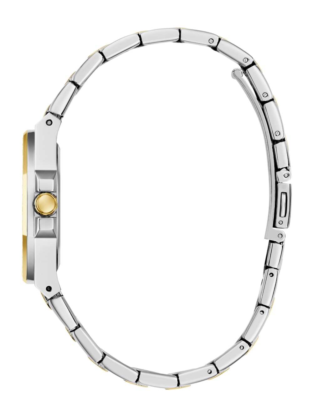 Silver and Gold-Tone Analog Watch - Guess