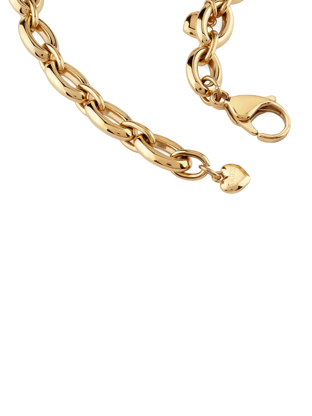 Gold-Tone Enamel and Pav  Heart Bracelet - Guess