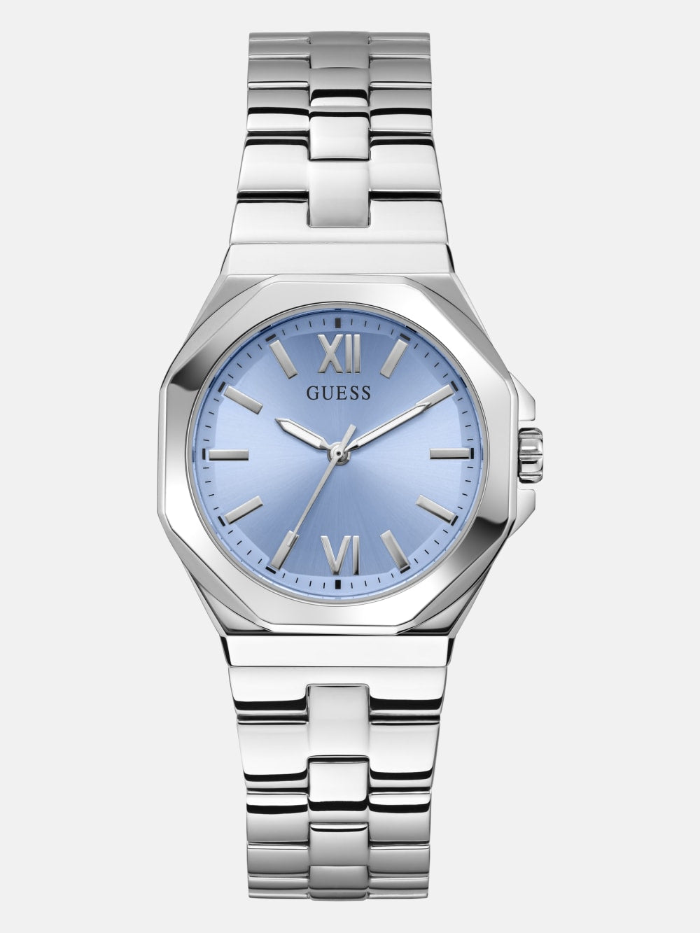 Silver-Tone Analog Watch - Guess