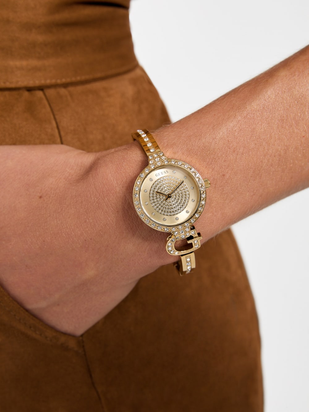 Gold-Tone Analog Watch - Guess