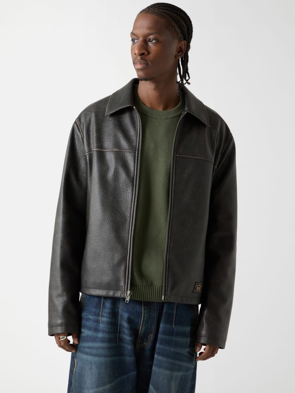 GUESS Originals Faux-Leather Jacket - Guess