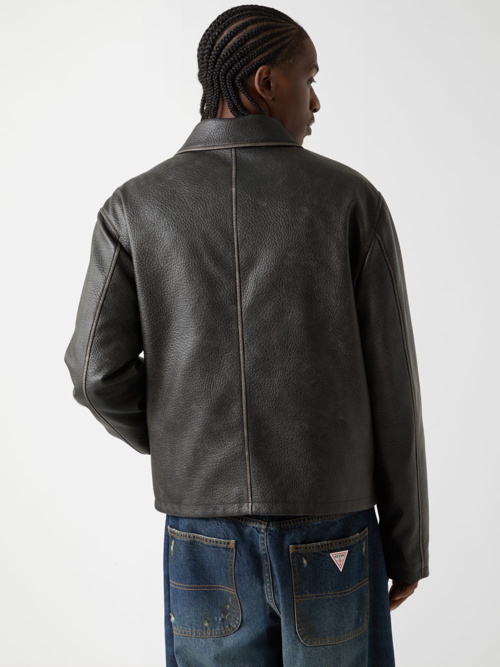GUESS Originals Faux-Leather Jacket - Guess