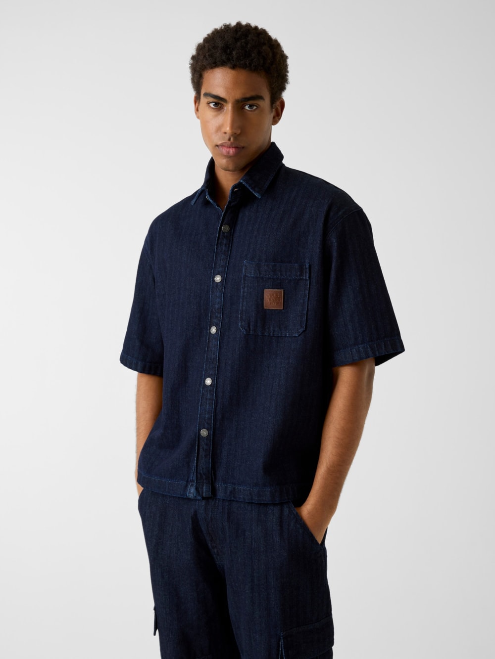Oversize cropped shirt - Guess