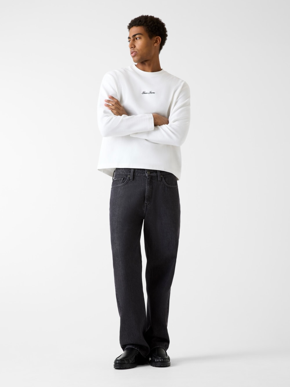 Boxy fit knit t-shirt - Guess